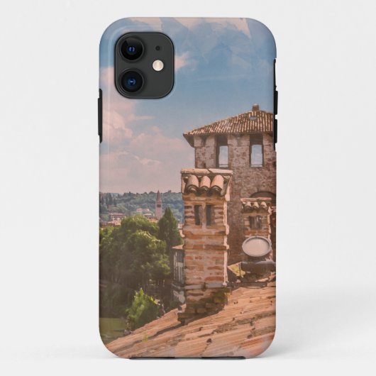 Coques Case-Mate iPhone Vue depuis le toit de Vérone (Dos)