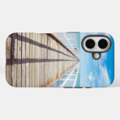 Coques Case-Mate iPhone Vue depuis Pier sur la mer (Verso (horizontal))