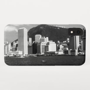 Case-Mate iPhone Case Vue des gratte-ciel de la baie de Hong Kong en Chi