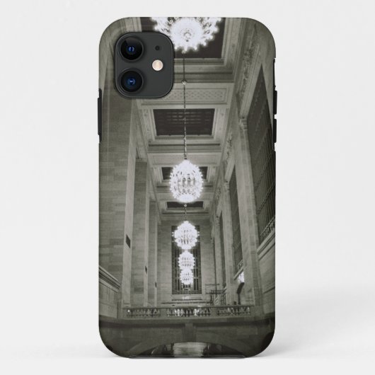 Coques Case-Mate iPhone Vue des lampes (photo de b/w) (Dos)