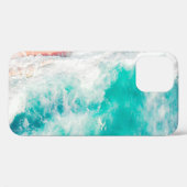 Coques Case-Mate iPhone Vue des oiseaux sur les vagues de l'océan (Verso (horizontal))