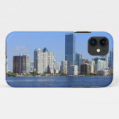Coques Case-Mate iPhone Vue d'horizon de Miami (Dos (Horizontal))