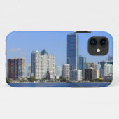 Coques Case-Mate iPhone Vue d'horizon de Miami (Dos (Horizontal))