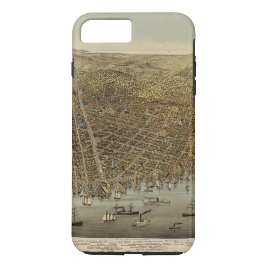 Coques Case-Mate iPhone Vue d'oeil d'oiseaux de San Francisco (Dos)