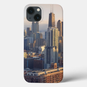 iPhone 13 Coque Vue du paysage urbain avec la lumière fantastique