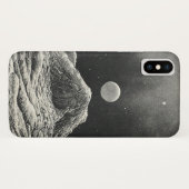 Coques Case-Mate iPhone Vue d'une planète de la Lune (Dos (Horizontal))