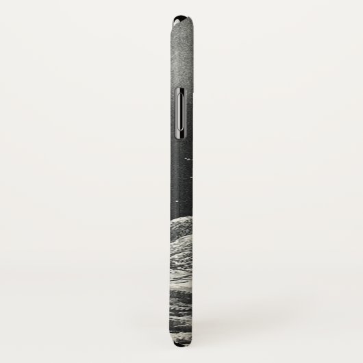 Coques Case-Mate iPhone Vue d'une planète de la Lune (Dos/Droite)