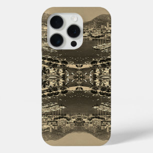 Coque iPhone 15 Pro Vue générale vintage Monaco Monte-Carlo
