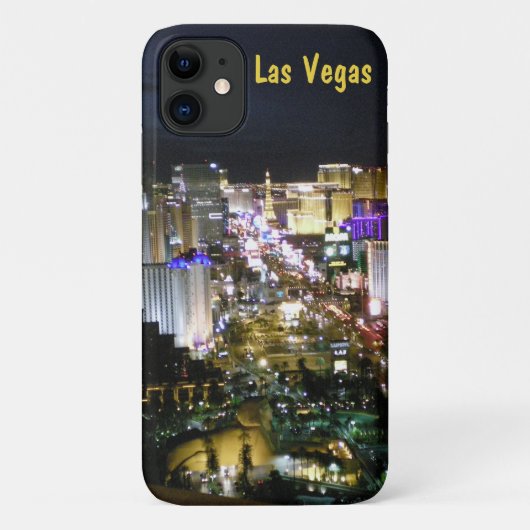Coques Case-Mate iPhone Vue nocturne du Strip de Las Vegas (Dos)