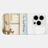 Coques Case-Mate iPhone Vue océanique Sérénité de la plage (Verso (horizontal))
