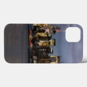 Coques Case-Mate iPhone Vue panoramique de début de soirée de Manhattan (Verso (horizontal))
