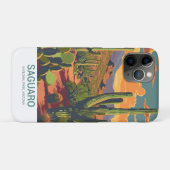 Coques Case-Mate iPhone Vue Pittoresque du rétro Saguaro (Dos (Horizontal))