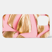 Coques Case-Mate iPhone Vue rapprochée de l'or naturel peint monstère trop (Verso (horizontal))
