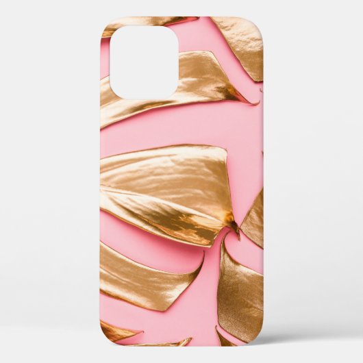 Coques Case-Mate iPhone Vue rapprochée de l'or naturel peint monstère trop (Verso)