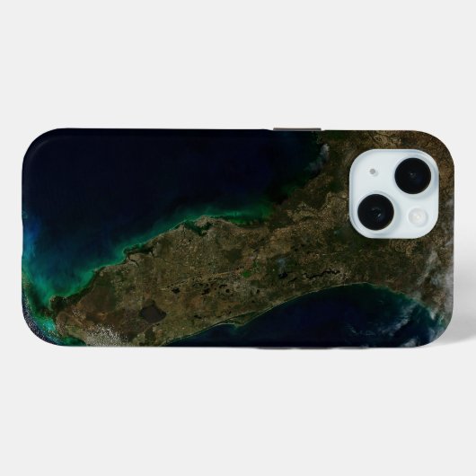 Coques Case-Mate iPhone Vue Satellite Sur La Floride. (Verso (horizontal))
