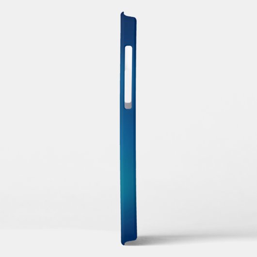 Coques Case-Mate iPhone Vue sous-marine bleu profond Ajouter un nom (Verso / Gauche)
