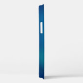 Coques Case-Mate iPhone Vue sous-marine bleu profond Ajouter un nom (Verso / Droite)