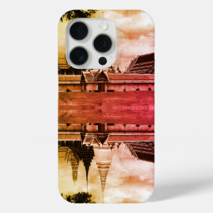 Coque iPhone 15 Pro Vue vintage du palais royal de la chapelle de Bang