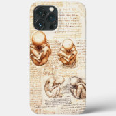 Coques Case-Mate iPhone Vues d'un foetus dans l'utérus, Ob-Gyn Médicale (Verso)