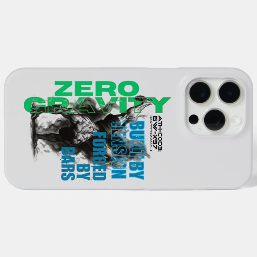 Coques Case-Mate iPhone VYTROS - Calisthène "zéro gravité" (Verso (horizontal))