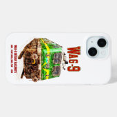 Coques Case-Mate iPhone WAG-9 Locomotive. Train de marchandises des chemin (Verso (horizontal))