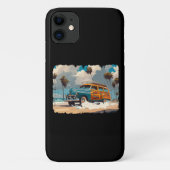 Coques Case-Mate iPhone Wagon classique en bois (Dos)