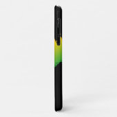 Coques Case-Mate iPhone Wah Gwaan Jamaïcain Rasta Patois Noir (Dos/Gauche)