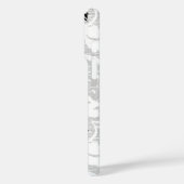 Coques Case-Mate iPhone Waikoloa Hibiscus hawaïen noir floral (Verso / Gauche)