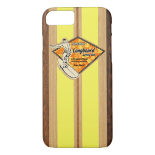 Etui iPhone Case-Mate Waimea Surf board Hawaiian Faux Wood