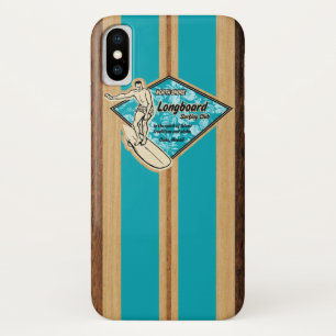 Coque Case-Mate Pour iPhone Waimea Surfboard Hawaiian Faux Wood