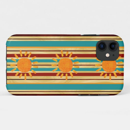Coques Case-Mate iPhone Waipahu Pipeline Striped Hawaiin Surboard (Dos (Horizontal))