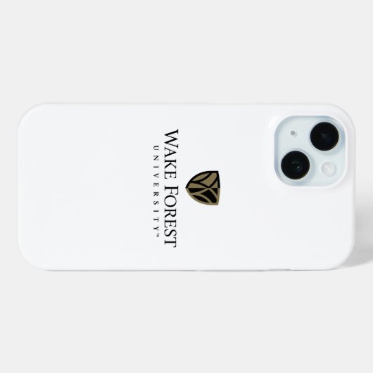 Coques Case-Mate iPhone Wake Forest University Wordmark (Verso (horizontal))