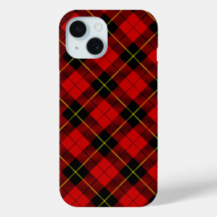 Coque Pour iPhone 15 Wallace Red Tartan