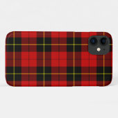 Coques Case-Mate iPhone Wallace tartan rouge noir plaid (Dos (Horizontal))