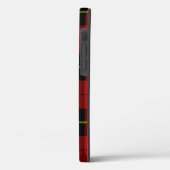 Coques Case-Mate iPhone Wallace tartan rouge noir plaid (Verso / Gauche)