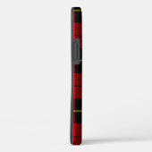 Coques Case-Mate iPhone Wallace tartan rouge noir plaid (Verso / Droite)