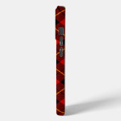 Coques Case-Mate iPhone Wallace tartan rouge noir plaid (Verso / Gauche)