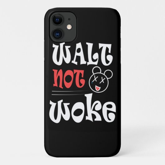 Coques Case-Mate iPhone Walt Not Woke, sarcastique essentiel (Dos)