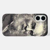Coques Case-Mate iPhone Walt Whitman 1871 Sepia Illustrated (Verso (horizontal))