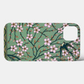 Coques Case-Mate iPhone Walter Crane Hirondelles et amandes (Verso (horizontal))