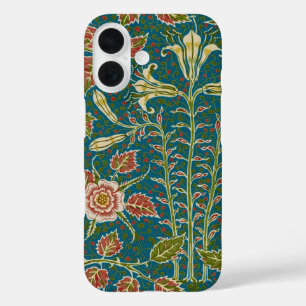 Coques iPhone 16 Walter Crane Vintage Lily et Rose Floral