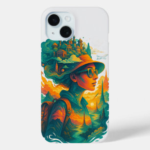 Coque Pour iPhone 15 Wander far. Dream big. Live free.