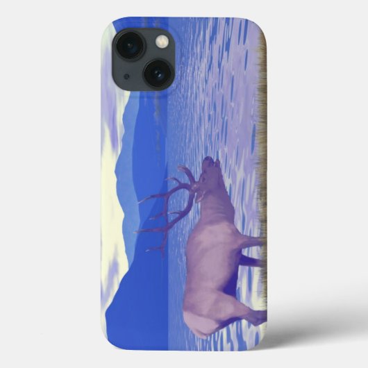 Coques Case-Mate iPhone Wapiti (Elk) Sur Le Lac (Verso)