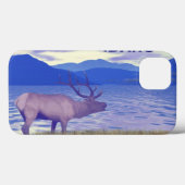 Coques Case-Mate iPhone Wapiti (Elk) Sur Le Lac (Verso (horizontal))
