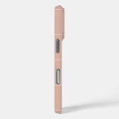 Coques Case-Mate iPhone Warm Beige Grid Pattern Minimal Soft Check Design (Verso / Droite)