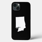 Coques Case-Mate iPhone Washington en blanc et noir (Verso)
