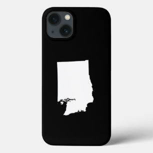 iPhone 13 Coque Washington en blanc et noir