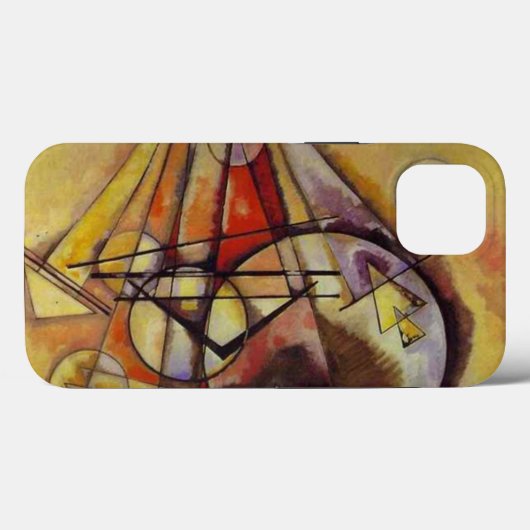 Coques Case-Mate iPhone Wassily Kandinsky Cercles Abstraits (Verso (horizontal))