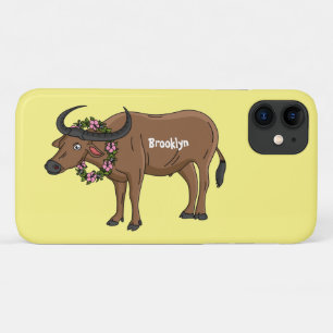 Case-Mate iPhone Case Water buffalo with flowers
