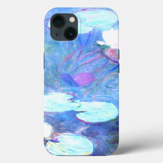 Coques Case-Mate iPhone Water Lilies, rose - Beau art de Claude Monet (Verso)